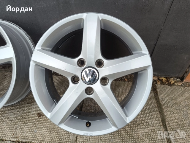 ОРИГИНАЛНИ джанти 16 ' цола 5х112 57,1 VW GOLF TOURAN / ФОЛКСВАГЕН, снимка 11 - Гуми и джанти - 52380194