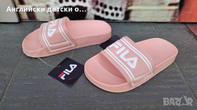 Английски детски чехли-FILA, снимка 1 - Детски сандали и чехли - 46557269