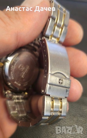 Швейцарски винтидж часовник WENGER, снимка 7 - Мъжки - 53878125