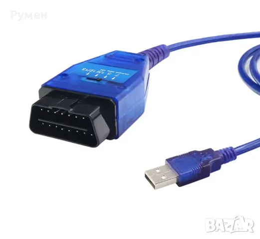 Интерфейс за KKL комуникация с вграден ръчен превключвател за избор на K-линия от OBD-II диагностичн, снимка 2 - Аксесоари и консумативи - 50373164