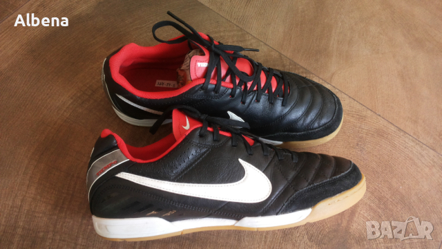 NIKE TIEMPO Leather Footbal Shoes Размер EUR 43 / U 8,5 за футбол естествена кожа 137-14-S, снимка 2 - Спортни обувки - 45063038