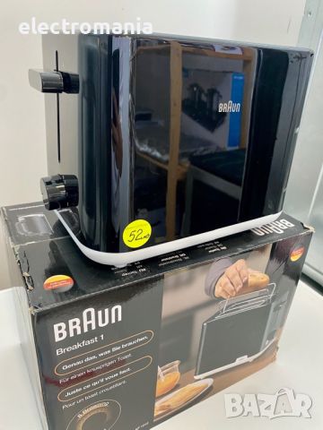 тостер за филийки ,Braun’ Breakfast HT101AI-HT1010BK, снимка 4 - Тостери - 45779690