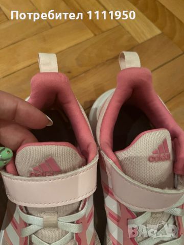 Розови маратонки Adidas 35н, снимка 2 - Детски обувки - 46147279