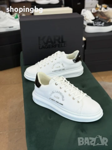 Мъжки сникърси KARL LAGERFELD KL52538 Бял 42-43  265 лв., снимка 6 - Спортно елегантни обувки - 51050083