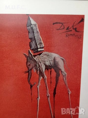 Салвадор Дали.52см на 62см.Уникална., снимка 5 - Картини - 52490474