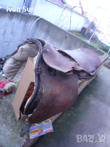 СТАРО СЕДЛО ОТ ПЕТДЕСТТЕ ГОДИНИ, снимка 4 - Други животни - 53256267