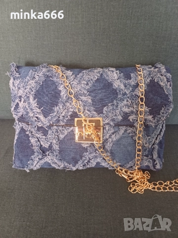 Дамска чантичка от деним., снимка 3 - Чанти - 52384490