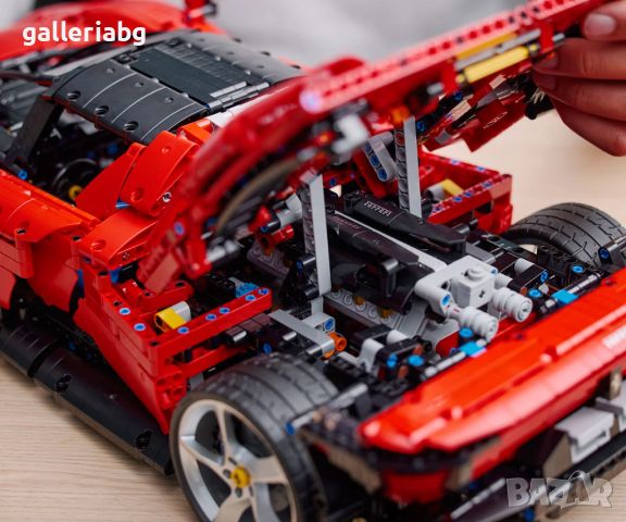 1:8 LEGO Technic - Ferrari Daytona SP3, снимка 9 - Конструктори - 45456979