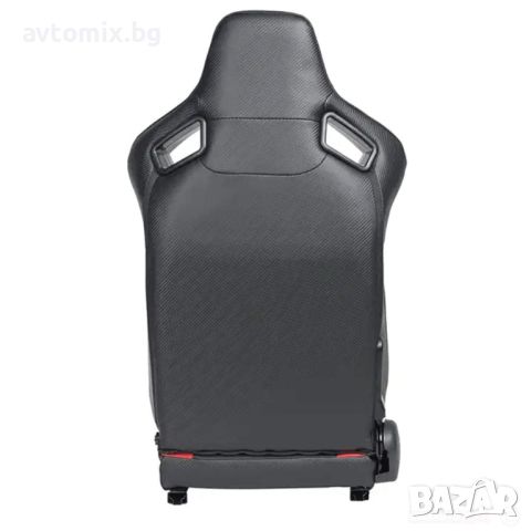 Спортни седалки за автомобил, еко кожа, черни/червени, снимка 4 - Аксесоари и консумативи - 45406378