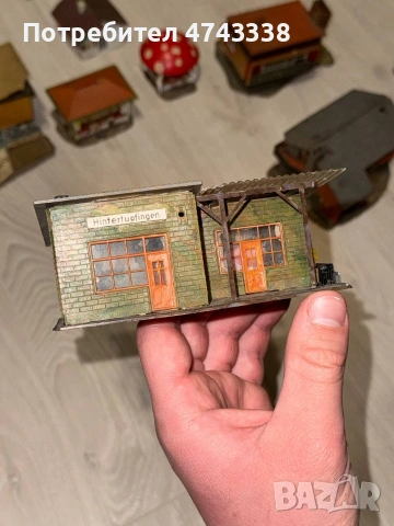 H0 къщи ландшафт за влакови диорами 1:87 