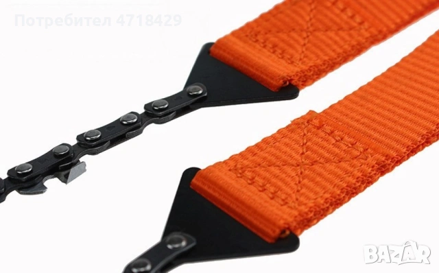 Преносима ръчна верига трион за рязане на дървета с дръжки 24 инча, снимка 3 - Триони и циркуляри - 53270416