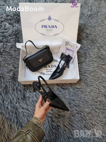 🆕✨Prada Луксозни Дамски Комплекти✨🆕, снимка 2 - Дамски обувки на ток - 45319374