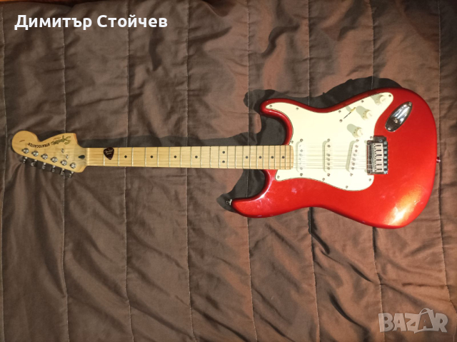 Китара Fender Squier Standart Stratocaster, crafted in Indonesia, снимка 1 - Китари - 45061615