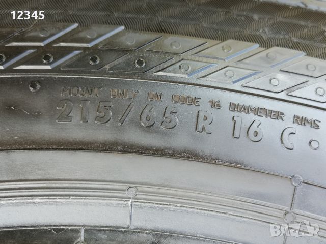 215/65R16C continental dot 2022-№499, снимка 5 - Гуми и джанти - 45335752