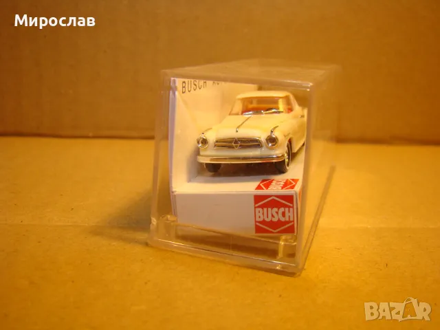 BUSCH H0 1/87 BORGWARD ISABELLA МОДЕЛ КОЛИЧКА ИГРАЧКА, снимка 2 - Колекции - 48778842