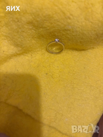 18карата пръстен от бяло злато, снимка 6 - Пръстени - 53649589