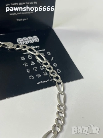 Сребърна гривна 925 проба, снимка 7 - Гривни - 53560417