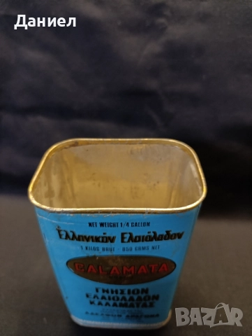 Стара метална кутия, снимка 5 - Антикварни и старинни предмети - 51669016