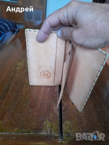 Стар кожен портфейл Птицекомбинат Костинброд, снимка 5 - Други ценни предмети - 52258302