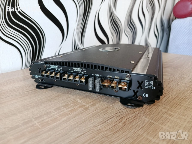 Усилвател Crunch MXB480 Blackmaxx, снимка 4 - Ресийвъри, усилватели, смесителни пултове - 53694706