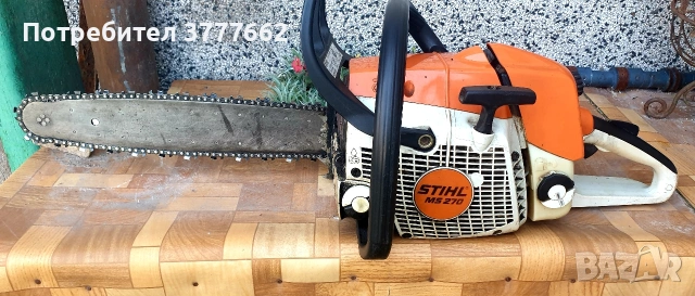 Бензинов верижен трион Stihl MS 270, снимка 5 - Други инструменти - 53709131