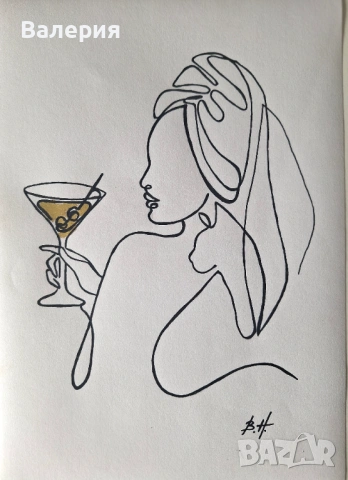 Минималистични рисунки, снимка 2 - Картини - 54072174