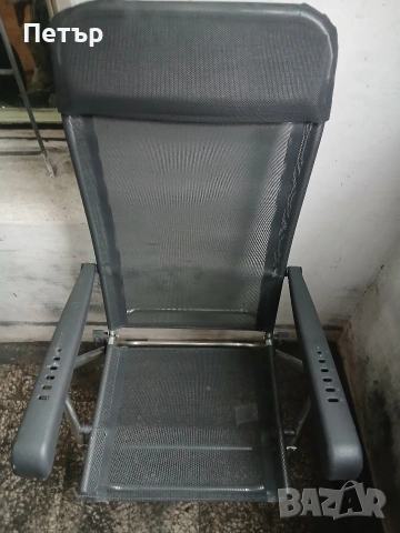 Удобен алуминиев сгъваем стол за дома и градината