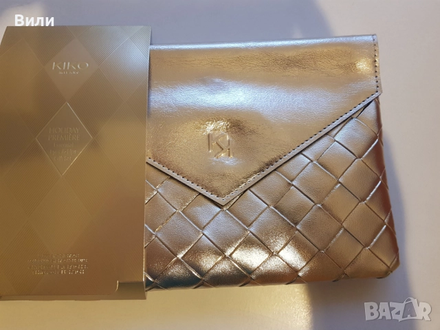 Дамски златист несесер на KIKO Milano, снимка 2 - Портфейли, портмонета - 51761477