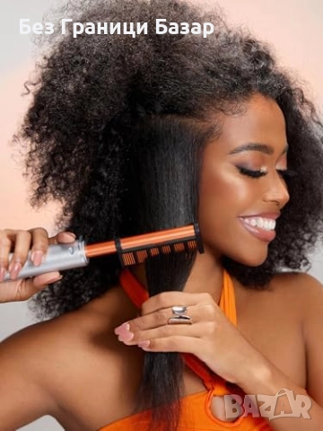 Нов Бързо загряващ стилизиращ гребен с 5 температури за коса прическа, снимка 8 - Други - 52655619