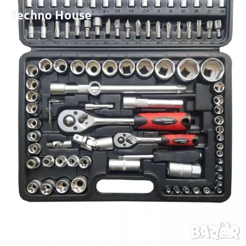 Професионален куфар с инструменти 108ч KraftRoyal, снимка 4 - Куфари с инструменти - 53143405