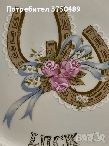 Декоративна чиния , снимка 3 - Антикварни и старинни предмети - 53190058
