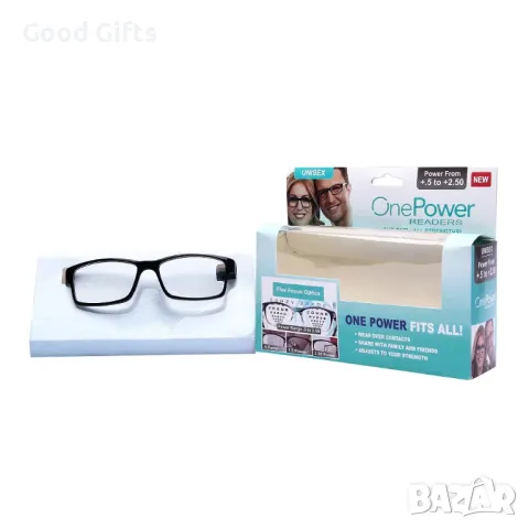 Регулируеми диоптрични очила One Power Readers (+0.5 до +2.5), снимка 2 - Слънчеви и диоптрични очила - 50387248