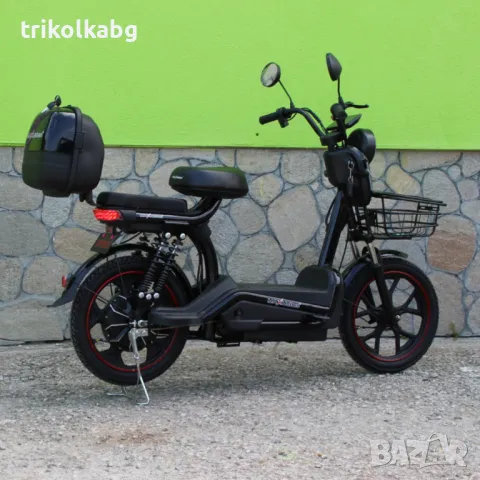 Електрически двуместен скутер – велосипед със 18″ гуми, 750W, 48V/20Ah, снимка 3 - Мотоциклети и мототехника - 50046968