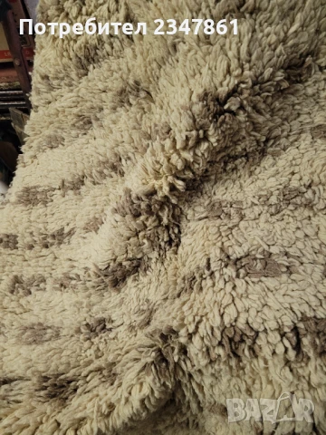 Вълнен китеник, снимка 2 - Покривки за легло - 50693457