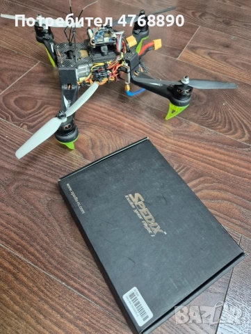 FPV дрон Spedix S250Q с очила и апаратура/дистанционно, снимка 6 - Дронове и аксесоари - 53875791