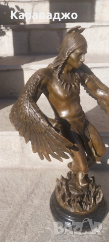 Бронзова Статуетка, снимка 3 - Статуетки - 51807324