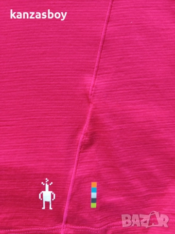 Smartwool Merino 150 Baselayer Pattern Tank Berry - дамски мерино потник КАТО НОВ Л, снимка 4 - Потници - 51892522