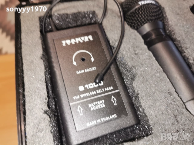 TRANTEC LONDON ENGLAND-PROFI MIC С КУФАР 2302261546, снимка 3 - Микрофони - 53594252