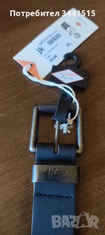  Lee Cooper Plain Belt SN00 XL 175см Оригинален колан | Черен кожен колан | Нов , снимка 2 - Колани - 54131523