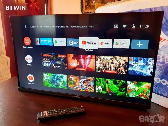 Телевизор - HISENSE 32A5750 ANDROID SMART TV ! ( 81 СМ ) ! , снимка 3 - Телевизори - 48358016