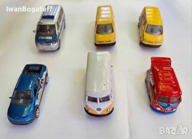 Колички модели автомобили Volkswagen 1:64 Бусове и Пикапи, снимка 1 - Колекции - 45919743