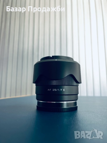 Обектив Viltrox AF 25mm f/1.7 APS-C за Sony E-Mount, снимка 4 - Обективи и филтри - 52557738