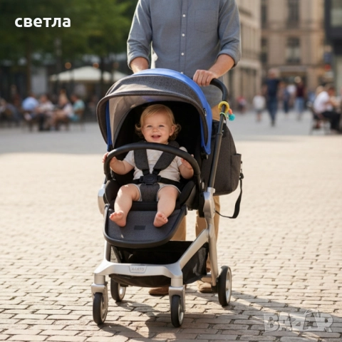 Бебешка количка 3 в 1, Zizito Harmony Lux, снимка 3 - Детски колички - 51887516