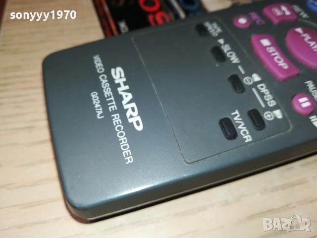 SHARP G0247AJ VIDEO REMOTE-ВНОС SWISS 0611252020, снимка 4 - Дистанционни - 52324485