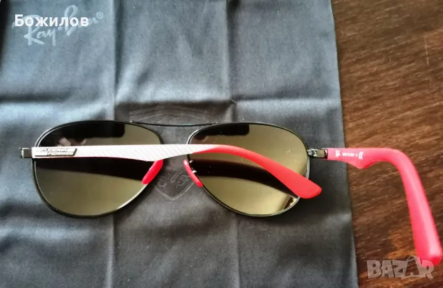  Слънчеви очила RAY-BAN  SCUDERIA FERRARI RB8313-M F0096G, снимка 11 - Слънчеви и диоптрични очила - 50335888