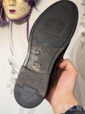 луксозни мокасини Alberto Fasciani BRIAN 57020 Penny Loafer Arabica номер 45, снимка 17 - Мокасини - 44185769