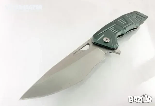 Сгъваем автоматичен джобен нож с алуминиева дръжка 95х220 мм