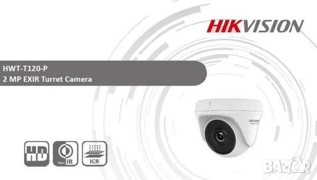 4в1 960H CVBS HD-TVI HD-AHD HD-CVI Водоустойчиви Камери Hikvision HWT-B120-P HWT-T120-P 2MP EXIR 2.0, снимка 3 - HD камери - 45172537