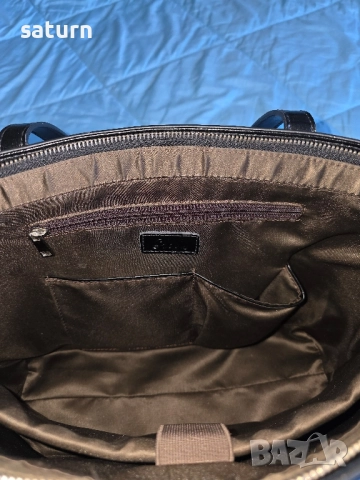 дамска кожена бизнес чанта с отделение за лаптоп S-Zone, снимка 7 - Чанти - 52000304