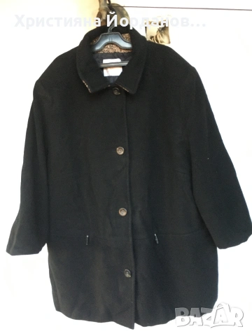 Зимно вълнено палтенце ХЛ/ХХЛ